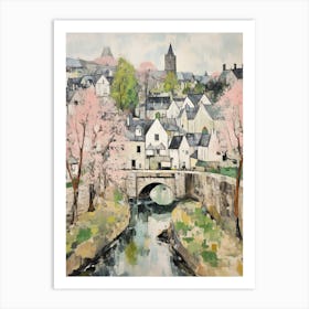 Castle Combe (Wiltshire) Painting 3 Art Print