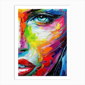 Abstract Of A Woman 39 Art Print