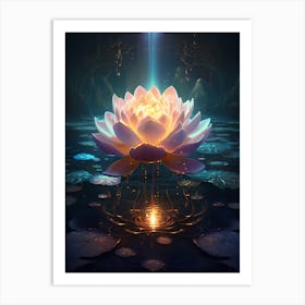 Lotus Flower 9 Art Print