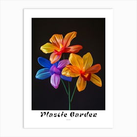 Bright Inflatable Flowers Poster Orchid 2 Art Print