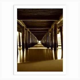 Under The Pier 5 Art Print