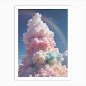 Rainbow Clouds 3 Art Print