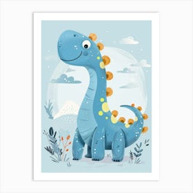 Cartoon Dinosaur 2 Art Print