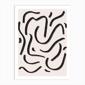 Wavy Lines Art Print