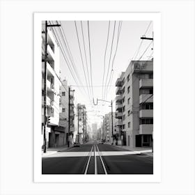 Tel Aviv, Israel, Photography In Black And White 4 Art Print