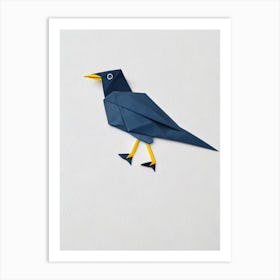 Mockingbird 1 Origami Bird Art Print