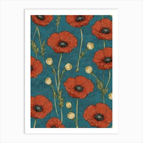 Poppies Art Print