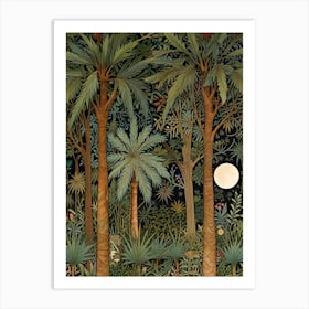 William Morris Night In The Jungle Art Print