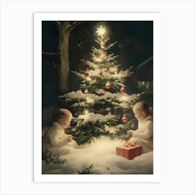 Christmas Tree 40 Art Print