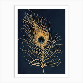 Peacock Feather 4 Art Print