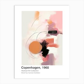 World Tour Exhibition, Abstract Art, Copenhagen, 1960 12 Art Print