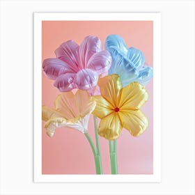 Dreamy Inflatable Flowers Cosmos 1 Art Print