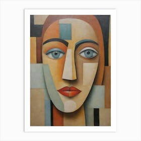 Face Of A Woman 9 Art Print