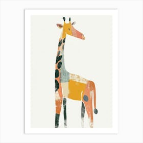 Charming Nursery Kids Animals Giraffe 2 Art Print