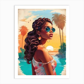 Cali Vibe Art Print Art Print