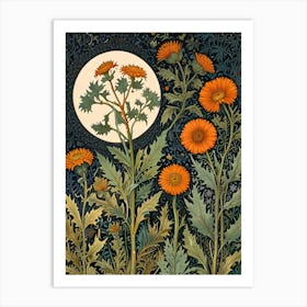 William Morris Moonlight 2 Art Print