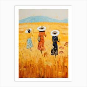 Women In The Field Art Print