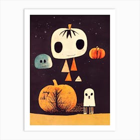 Spooky Wooky Art Print