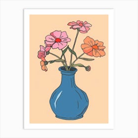 Flowers In A Vase 46 Art Print