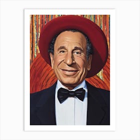 Mel Brooks Illustration Movies Art Print