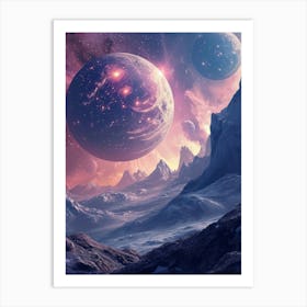 Outer Space Nebula 1 Art Print