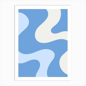 Abstract Wave Pattern Art Print