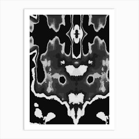 Black And White Abstract Art Print