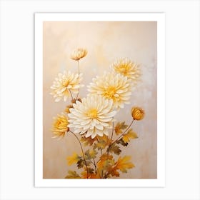 Chrysanthemums 8 Art Print