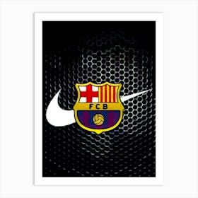 Logo Barcelona Art Print