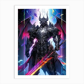 Demon Warrior Art Print