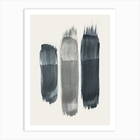 Abstract Brush Strokes No 694 Art Print
