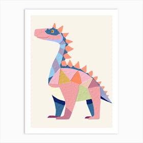 Nursery Dinosaur Art Kritosaurus 2 Art Print