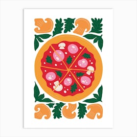 Pizza Kitchen Art Print