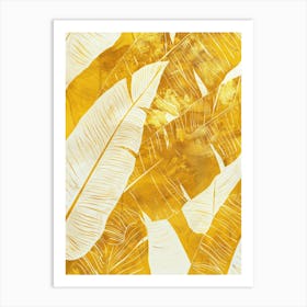 Gold Leaf 12 Art Print