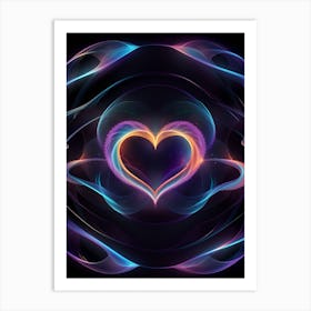 Heart Of Light Art Print