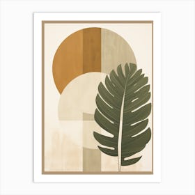 'Tropical Leaf' Boho Decor Art Print