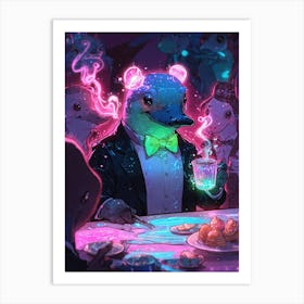 Night At The Tea Party Art Print