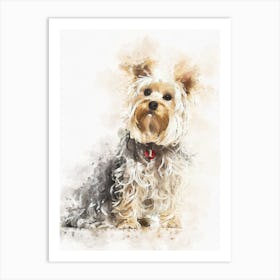 Yorkshire Terrier Dog Art Print