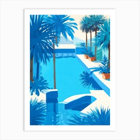 Blue Pool Art Print