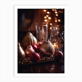 Christmas Still Life No 2 Art Print