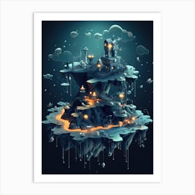 Island In The Sky Art Print