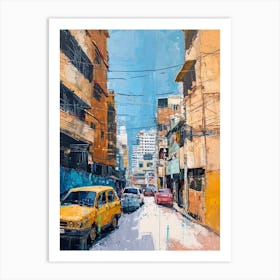 Mumbai Cityscape Illustration 2 Art Print