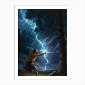 Lightning Strike Art Print