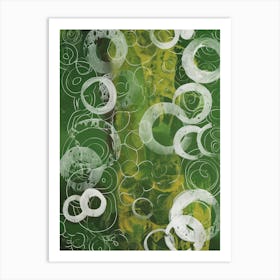 Circles And Swirls Art Print