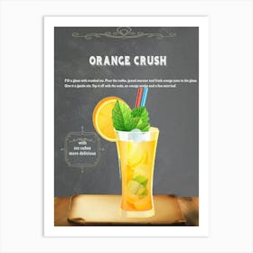 Orange Crush Art Print