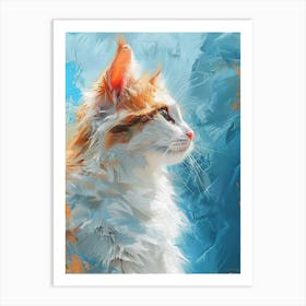 Cat In The Sky 6 Art Print