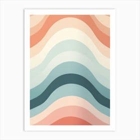 Abstract Wavy Pattern 3 Art Print