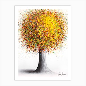 Rainbow Fusion Tree Art Print