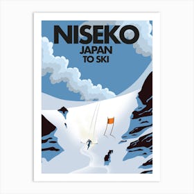 Niseko Japan To Ski Art Print