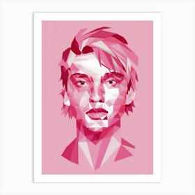 Polygonal Portrait Art Print